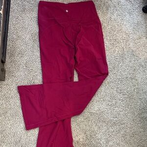 lululemon athletica Burgundy/Magenta Yoga Leggings
